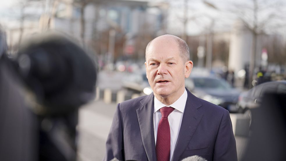 Kann er im Ukraine-Konflikt vermitteln? Bundeskanzler Olaf Scholz reist nach Kiew und nach Moskau. Foto: dpa