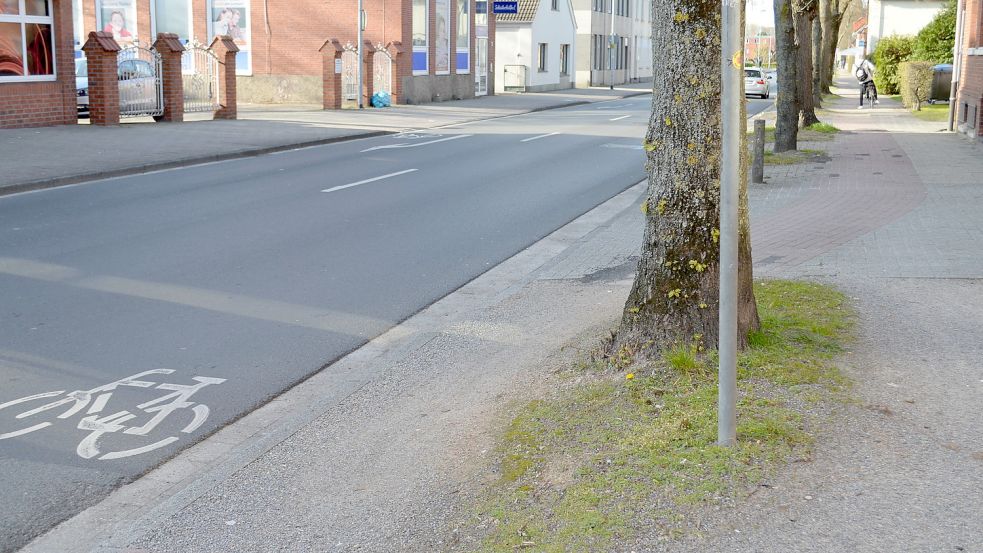 In der Augustenstraße sollten Radfahrer lieber auf der Straße fahren. Foto: Hoppe