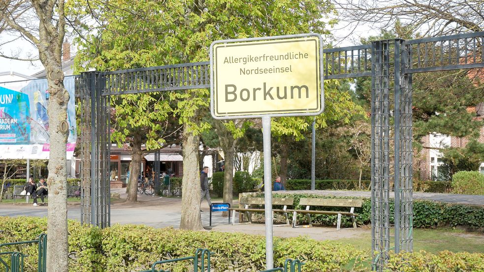 Der Borkumer Stadtkern gehört auch zur Entwicklungszone. Foto: Ferber