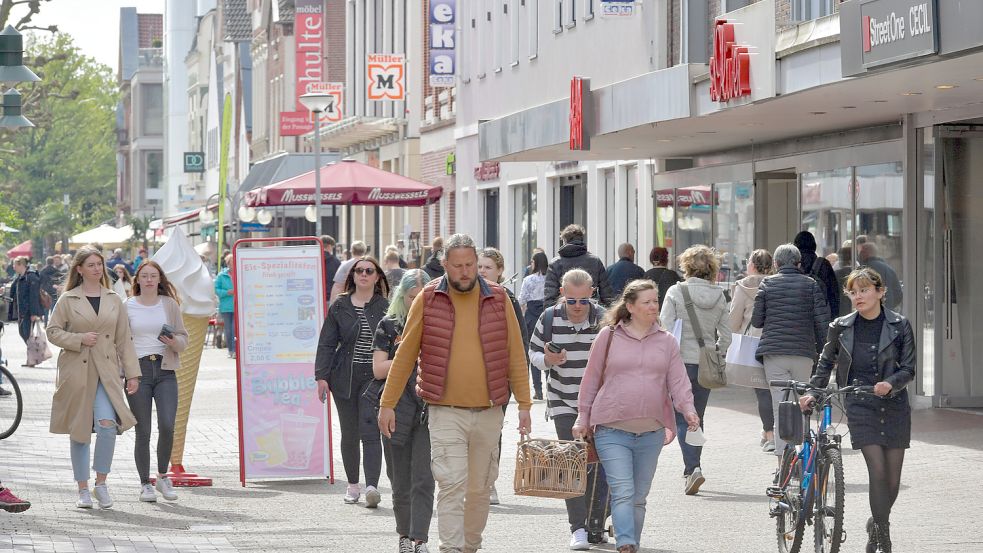 Die Leeraner Innenstadt soll attraktiver werden. Foto: Ortgies/Archiv