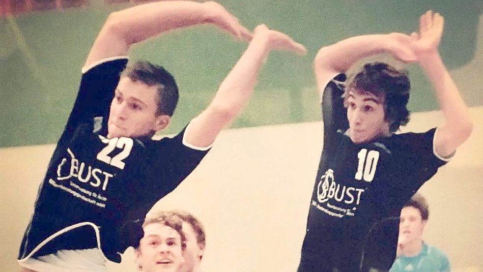 Die gesamte Jugend spielten Lukas Mertens (links) und Jonas Schweigart zusammen in Wilhelmshaven. Foto: Privat