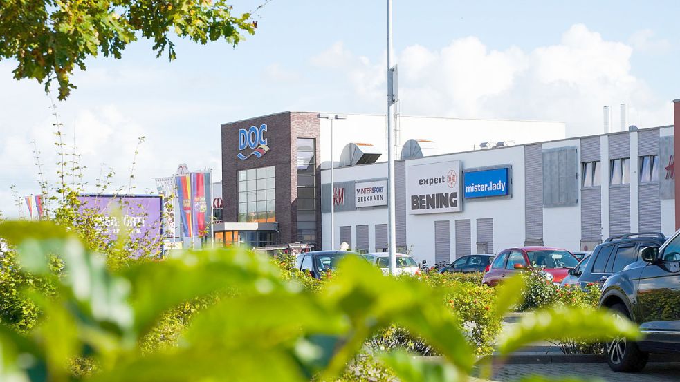 Blick auf das Dollart-Center im Westen der Stadt Emden, das im Jahr 2000 eröffnete. Foto: Privat