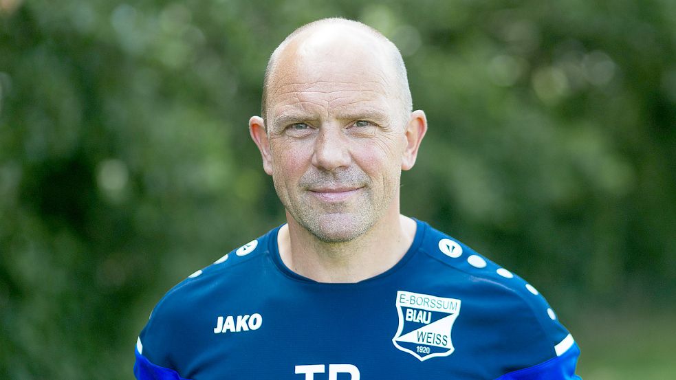 Rene Dörfel trainierte die Borssumer seit Sommer 2019. Foto: Doden