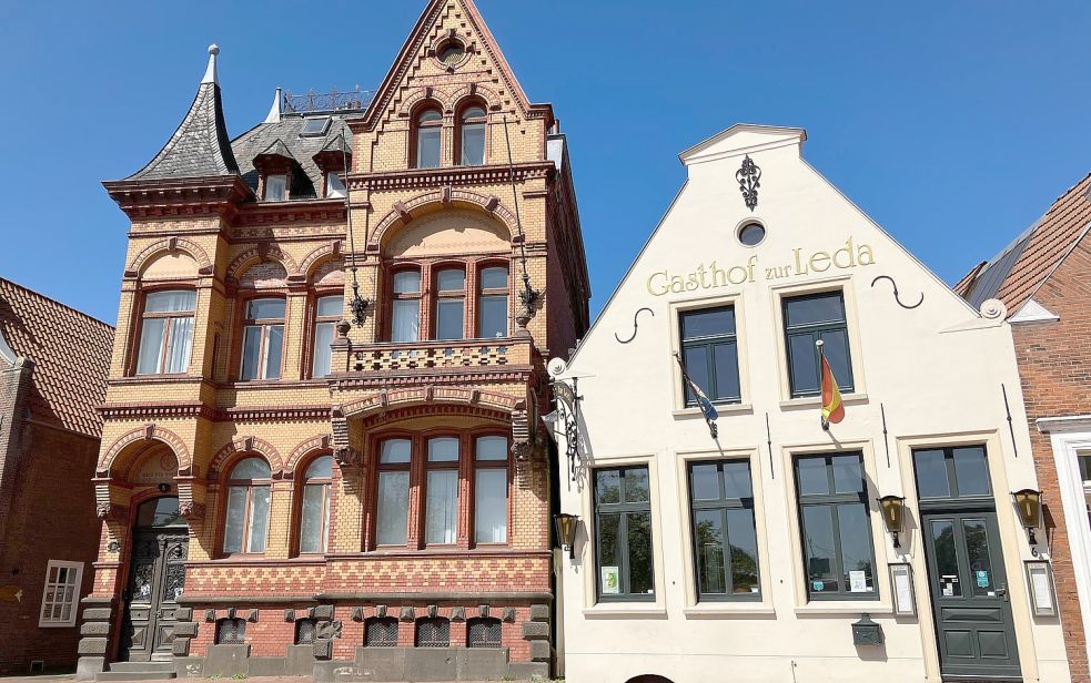 Die Stadtvilla der Kreishandwerkerschaft in der Neuen Straße (links) wird verkauft. Foto: Kierstein