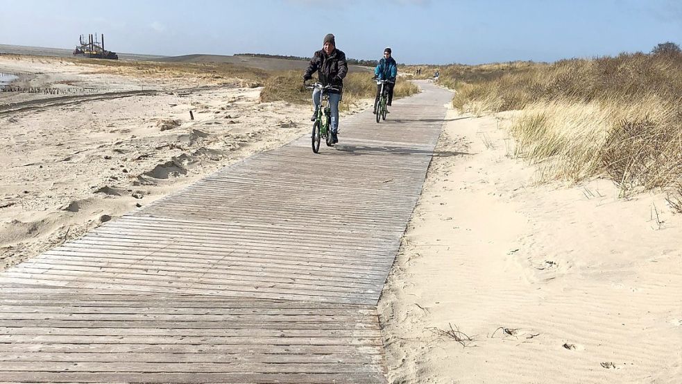 Auch Radfahrer sind auf dem Loopdeelenweg gerne unterwegs. Foto: Archiv/Busemann