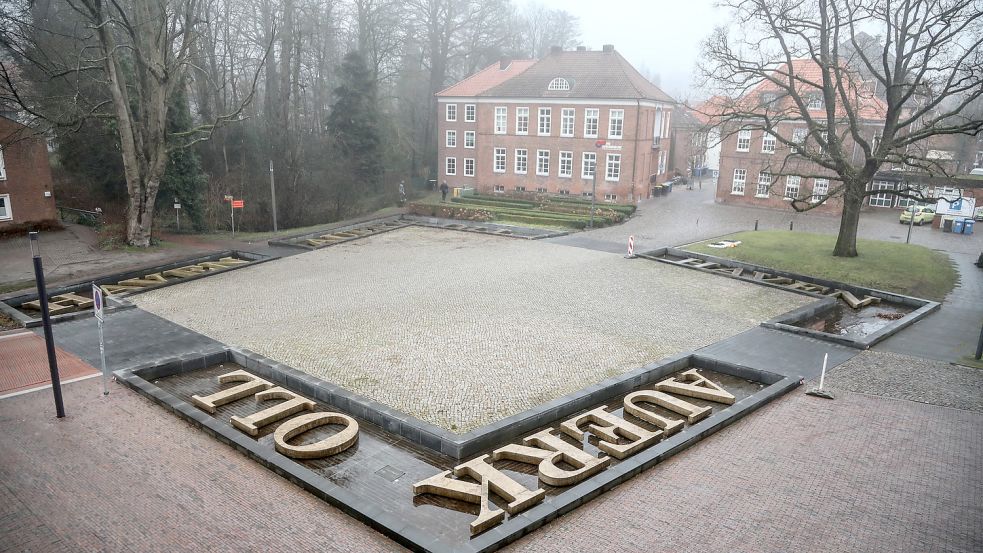 Die Hafenbecken am Georgswall sollen ein Zitat des tatsächlichen Hafens sein, den es an dieser Stelle einmal gab. Foto: Archiv