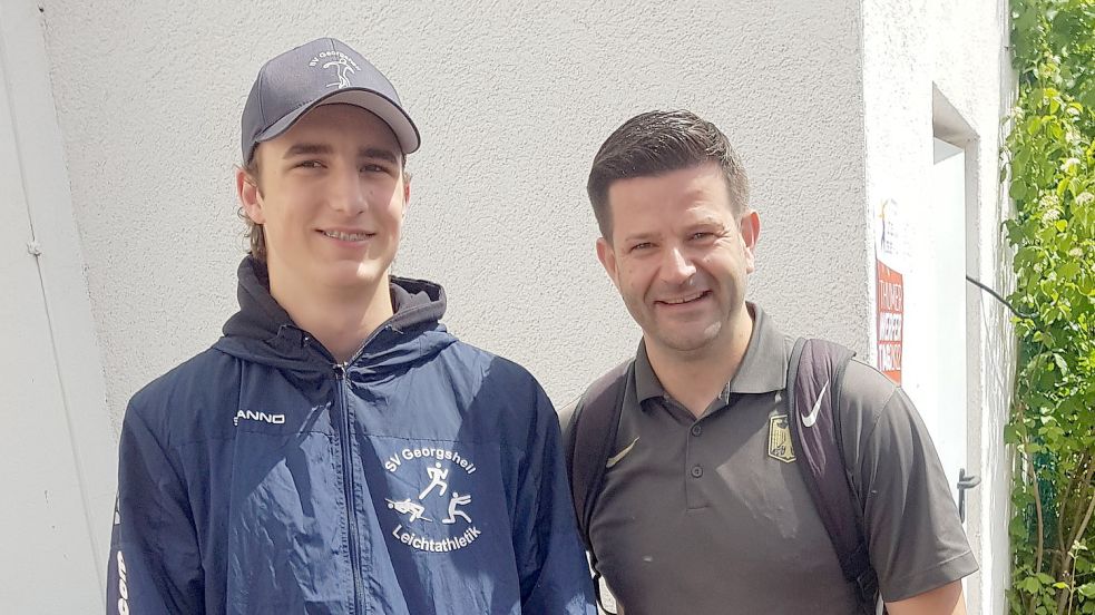 Der Ex-Georgsheiler Wilko Schaa ist heute Bundestrainer und trainierte mit William Wolzenburg.