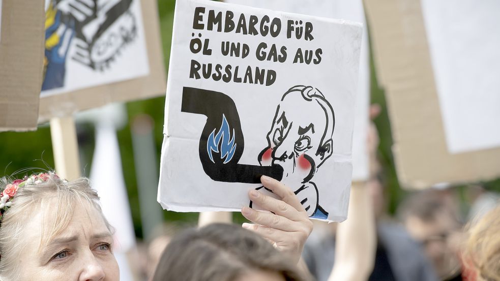 Demonstration gegen den Krieg in der Ukraine Foto: dpa