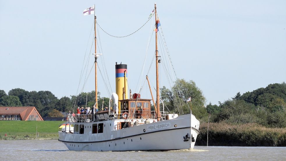 Die „Prinz Heinrich“ wird in dieser Saison auch wieder regelmäßig Fahrten auf der Ems unternehmen. Foto: privat