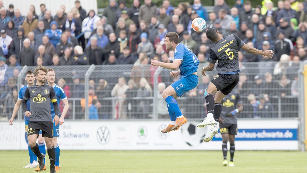 Tido Steffens war in der Luft und am Boden wieder kaum zu stoppen. Foto: Doden