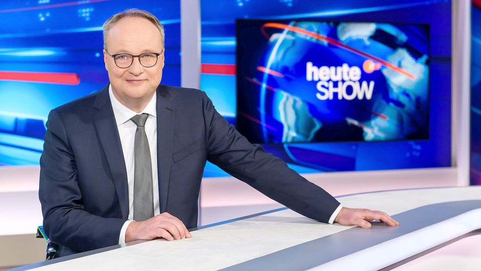 Oliver Welkes „heute-show“ nennt Olaf Scholz einen „arbeitslosen Schauspieler aus Osnabrück“. Foto: ZDF / Julia Feldhagen