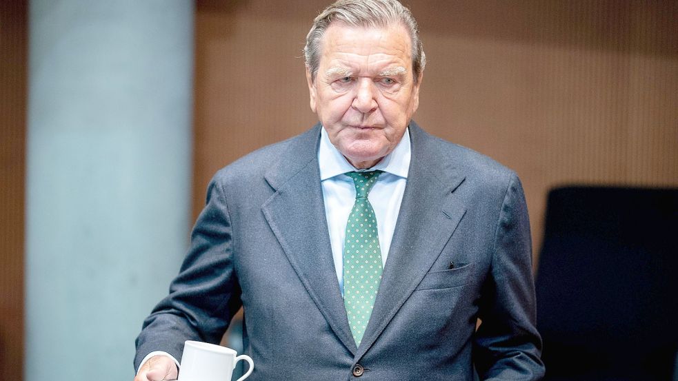 Altkanzler Schröder legt Einspruch gegen die Aberkennung seiner Ex-Kanzlerprivilegien ein. Foto: dpa/Kay Nietfeld