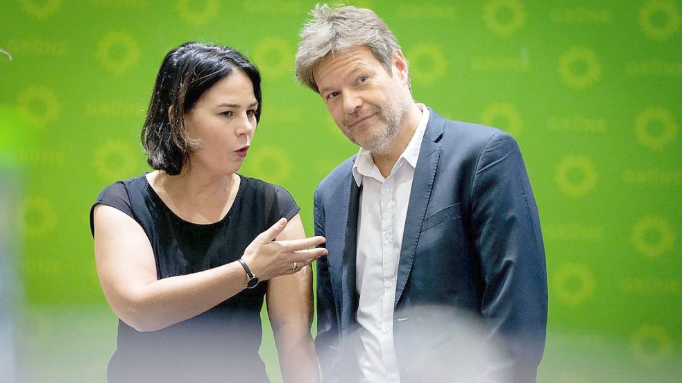 Wurden gehackt: Annalena Baerbock und Robert Habeck. Foto: Foto: dpa