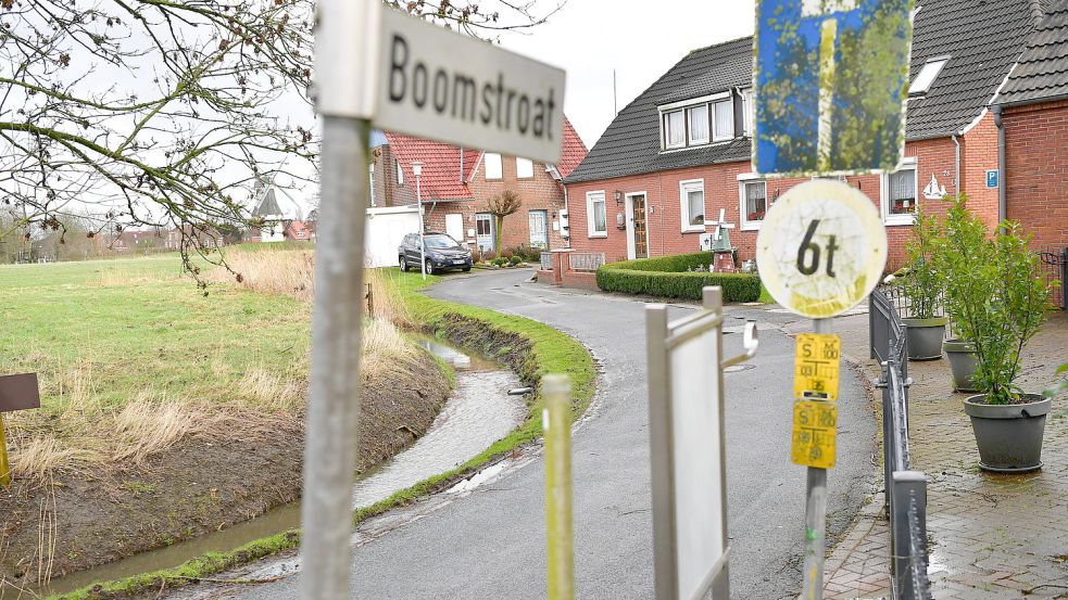 In der Boomstroat ist es eng und das Wenden oft kompliziert. Archivfoto: Wagenaar