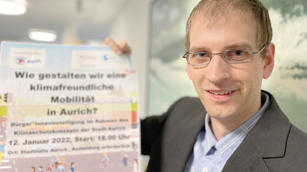 Patrick Menzel setzt in seiner neuen Aufgabe als Klimaschutzmanager auf Aufklärung. Foto: Ortgies