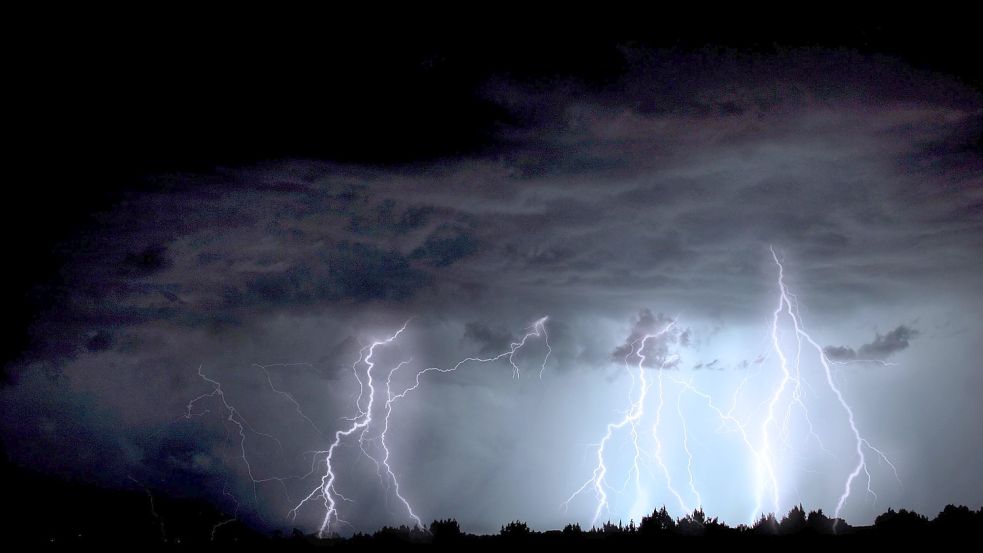 Der Wetterdienst warnte vor Gewittern über Ostfriesland. Symbolfoto: Pixabay