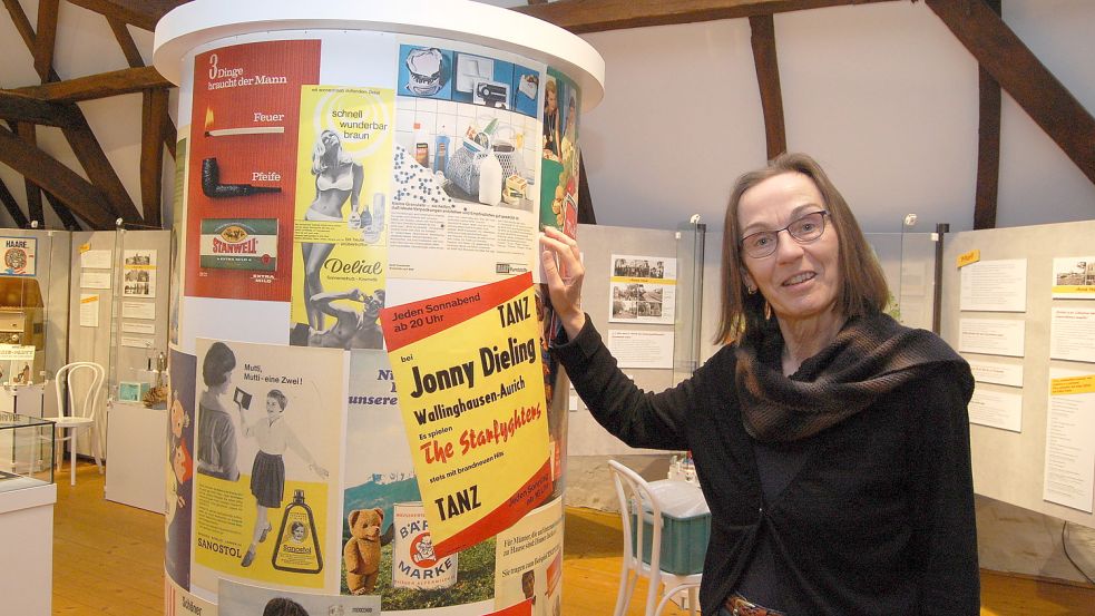 Brigitte Junge hat viele Ausstellungen kuratiert, in denen sie dem Alltagsleben im alten Aurich ein Gesicht gegeben hat. Foto: Archiv
