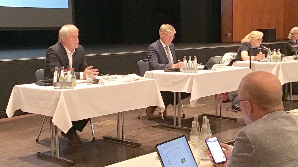 Monika Gronewold (CDU) führte den Vorsitz in der Ratssitzung.