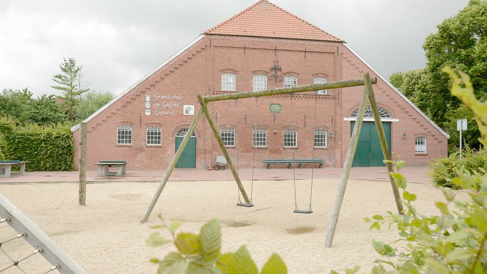 In dem Gulfhof in Loquard befinden sich eine Kita, eine Krippe und eine Grundschule. Foto: Archiv