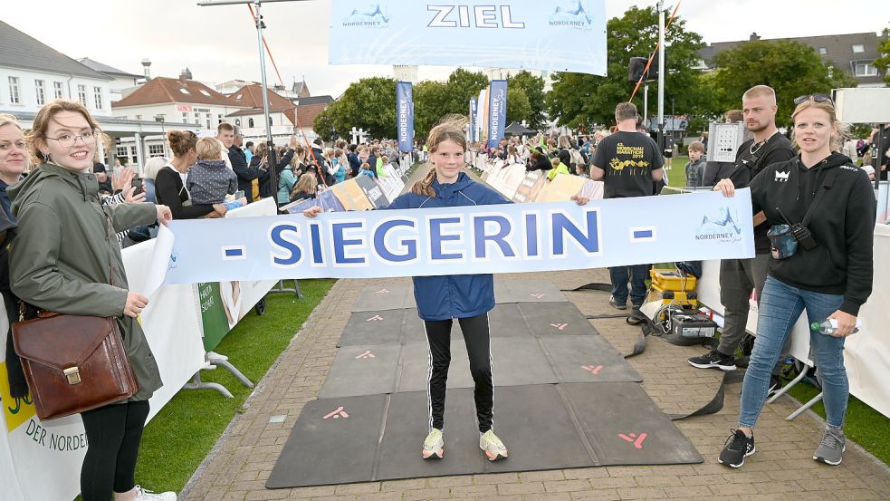 Talea Pfluger von Fortuna Wirdum war die überragende Läuferin auf Norderney. Foto: privat