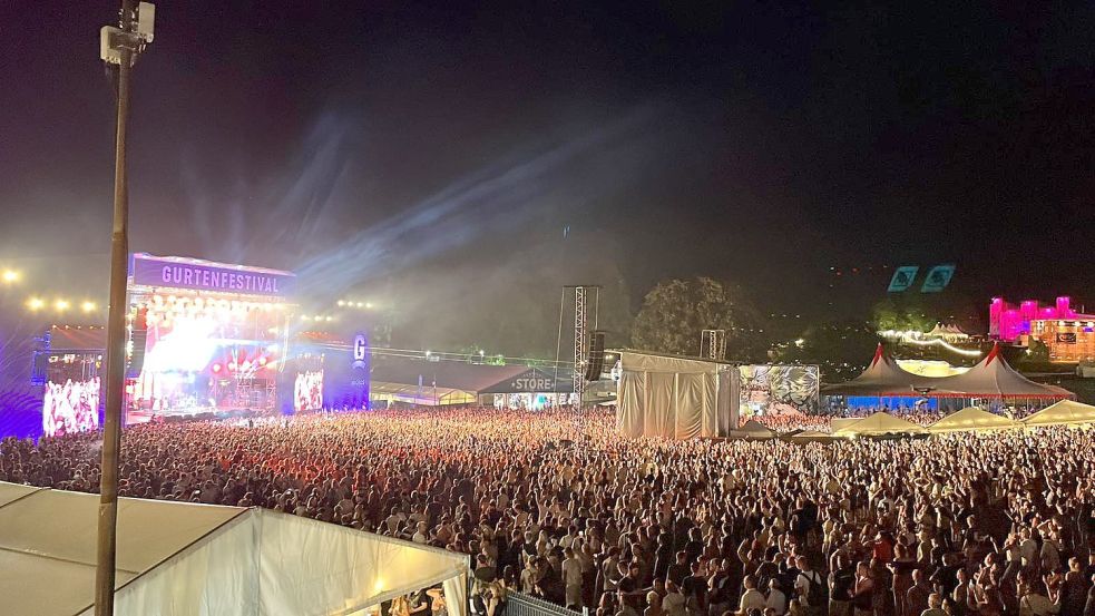 Mit zehntausenden Menschen feierte Imke Wübbenhorst beim Gurten-Festival in Bern.