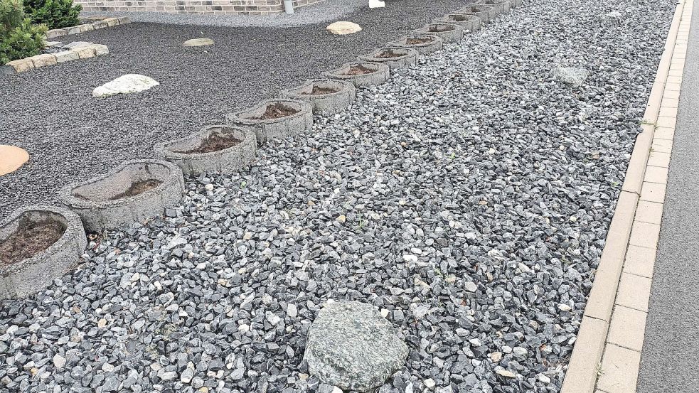 Gerade in Vorgärten landet manchmal viel Schotter. Fans finden es schön und pflegeleicht. Foto: Vogt