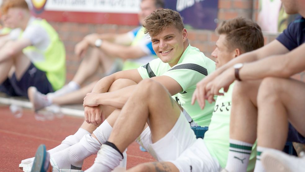 Auf dem Platz Führungsspieler, neben dem Platz stets gut gelaunt: Marek Janssen ist in Lohne voll angekommen.