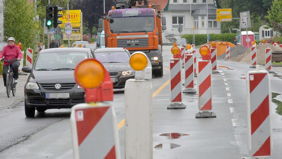 In der Fockenbollwerkstraße wird es schon mal eng. Polizei und Rettungsdienste kommen damit jedoch gut klar. Foto: Archiv/Ortgies