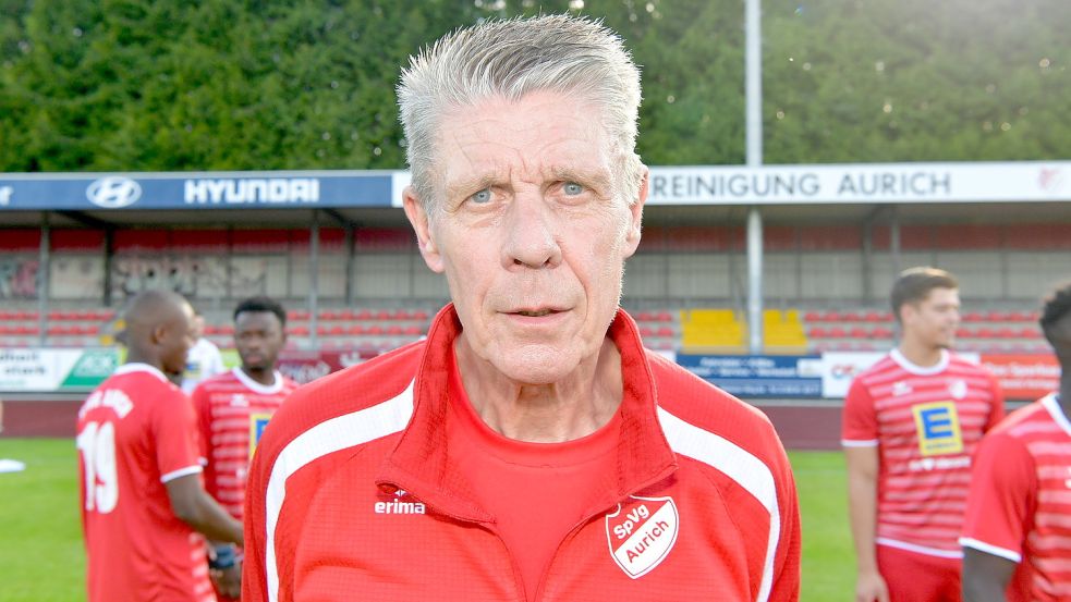 Auf Trainer-Routinier Uwe Groothuis wartet in Aurich keine leichte Aufgabe. Foto: Wagenaar