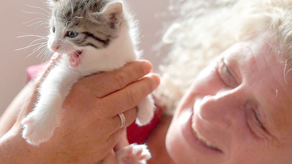 Andrea Kerzel leitet das Tierheim Aurich. Sie sorgt sich wegen steigender Energiekosten. Foto: Archiv/Ortgies