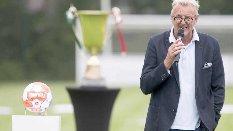 Firrels Bürgermeister und GW-Vorsitzender Johannes Poppen freut sich auf das Derby. Foto: Doden/Emden