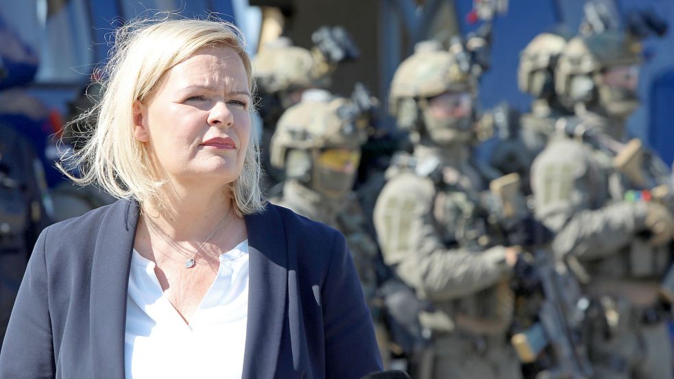 Bundesinnenministerin Nancy Faeser warnt vor Anschlägen in Deutschland. Foto: imago images/Björn Trotzki
