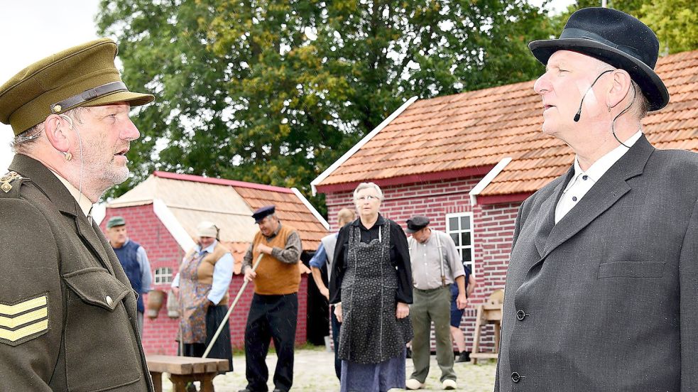 Die Theaterproduktion war aufwendig inszeniert. Authentische Kostüme erweckten die Nachkriegszeit zum Leben. Foto: Stromann