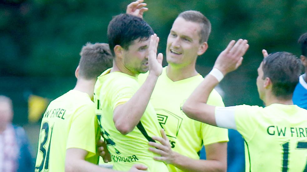 Ausgiebig jubeln durften die Firreler gegen den SV Bad Rothenfelde. Foto: Doden