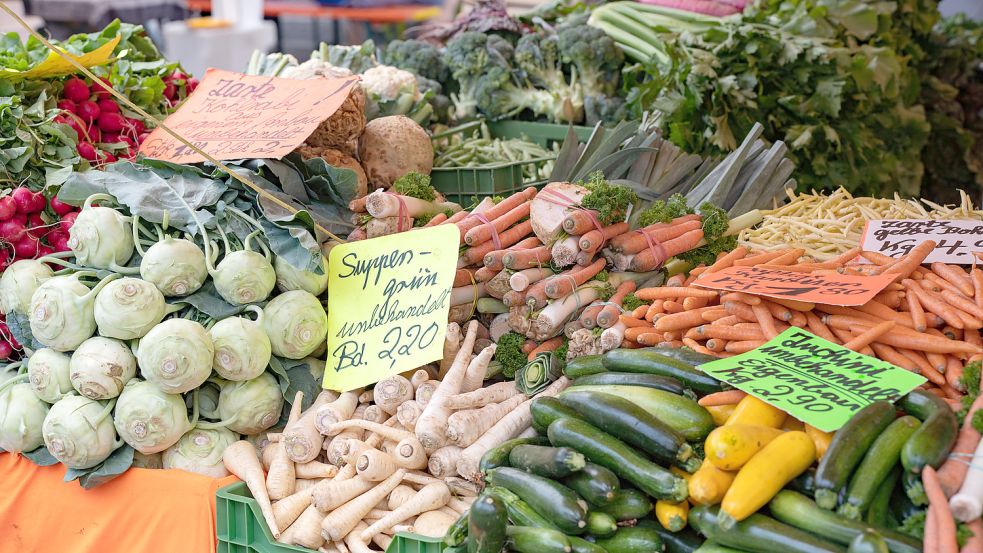 Die Inflation ist in Deutschland zurück – vor allem Lebensmittel haben sich deutlich verteuert. Foto: DPA