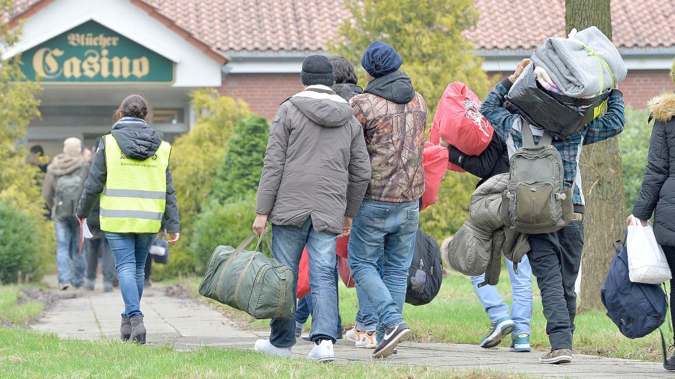 Schon 2015 hatte das Kasernengelände in Aurich als Flüchtlingsunterkunft gedient. Foto: Archiv/Ortgies