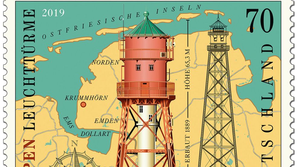 Großer Tauschtag der Briefmarkensammler: Ob die Briefmarke mit dem Campener Leuchtturm auch dabei ist? Symbolfoto: DPA/Archiv