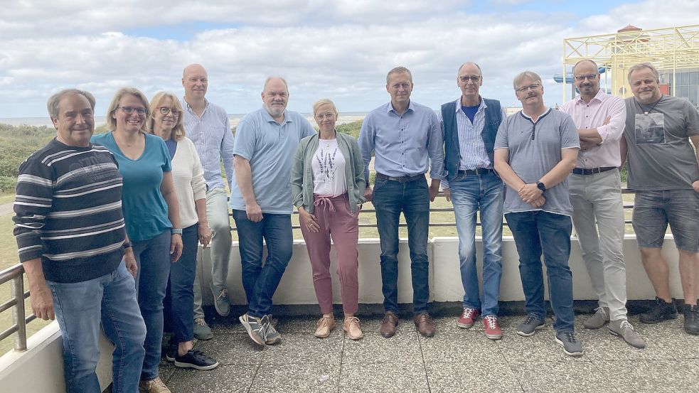 Haben sich zusammen ausgetauscht: Mitglieder des Stadtrates und NBG-Geschäftsführer Göran Sell (Vierter von rechts). Foto: privat