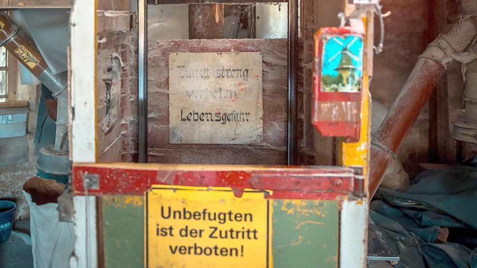 Dieser Sacklift erspart schweres Schleppen über steile Treppen.