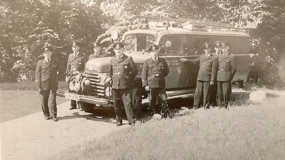 Das erste Löschgruppenfahrzeug Hintes wurde 1953 in Betrieb genommen. Foto: Feuerwehr