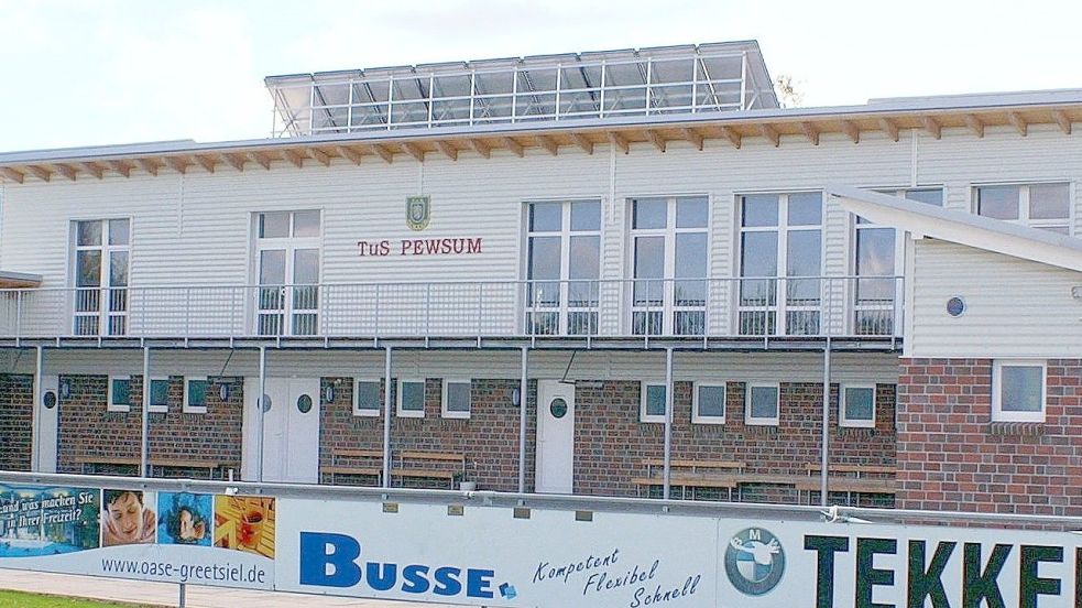 Die Energiekosten für das Sportheim trägt der TuS Pewsum komplett selber. Foto: Archiv