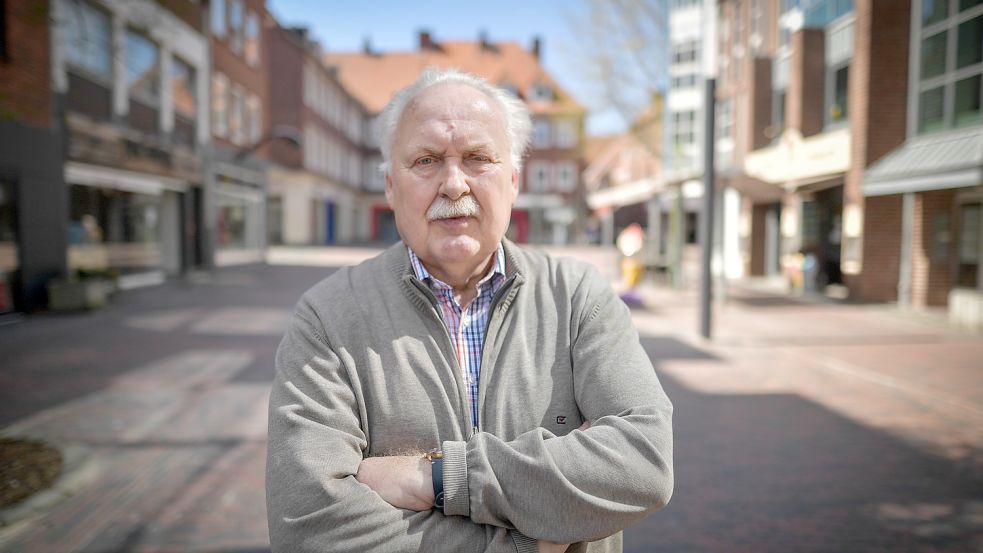 Um Wilhelm Eilers ist als Chef der Emder Werbegemeinschaft Schaufenster ziemlich einsam geworden. Foto: Ortgies/Archiv