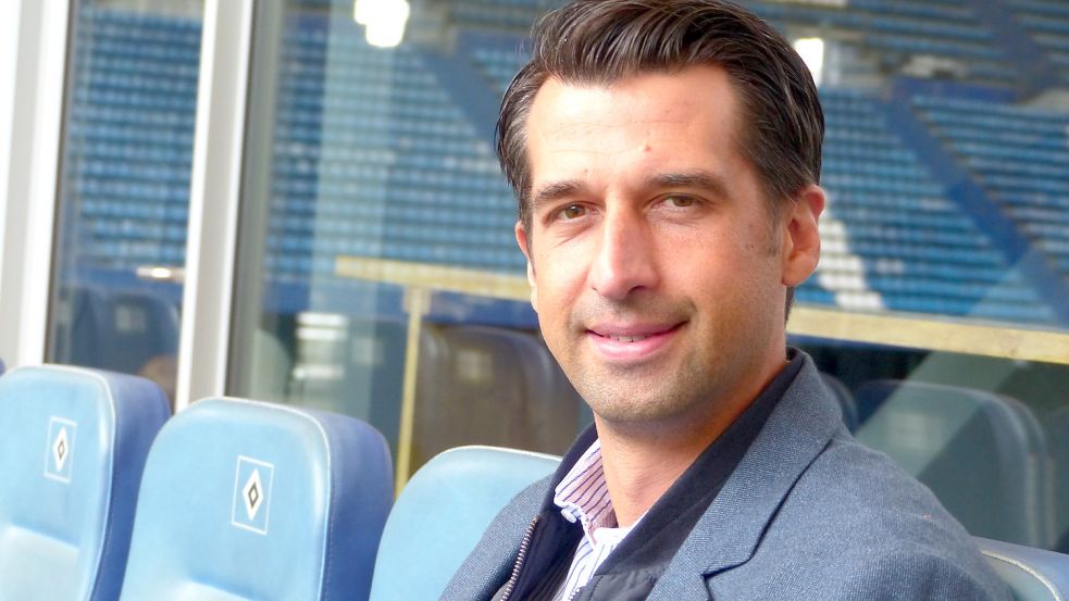 Jonas Boldt im Hamburger Volksparkstadion. Foto: Manfred Ertel