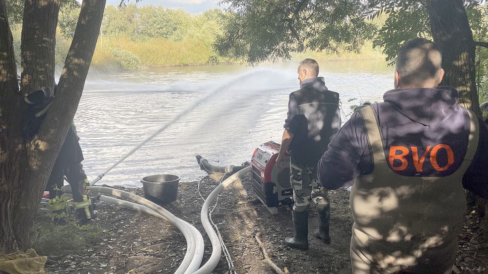 Auch der BVO war im Einsatz.