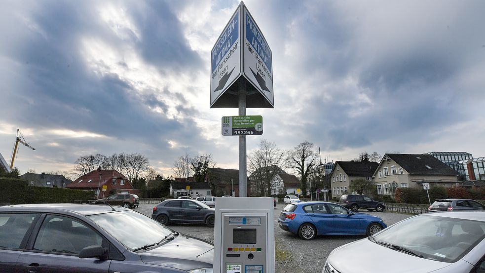 Die Parkscheinautomaten werden in Aurich derzeit selten gefüttert. Foto: Archiv/Ortgies