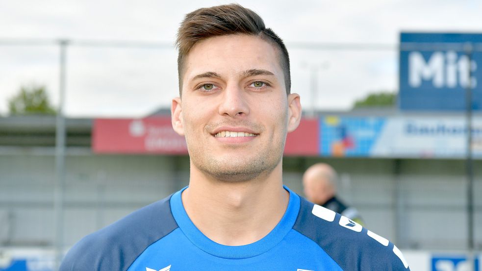 Milad Faqiryar ist 2018 nach Emden zurückgekehrt, spielte auch schon in der Jugend und Beginn seiner Herrenzeit bei Kickers. Foto: Wagenaar