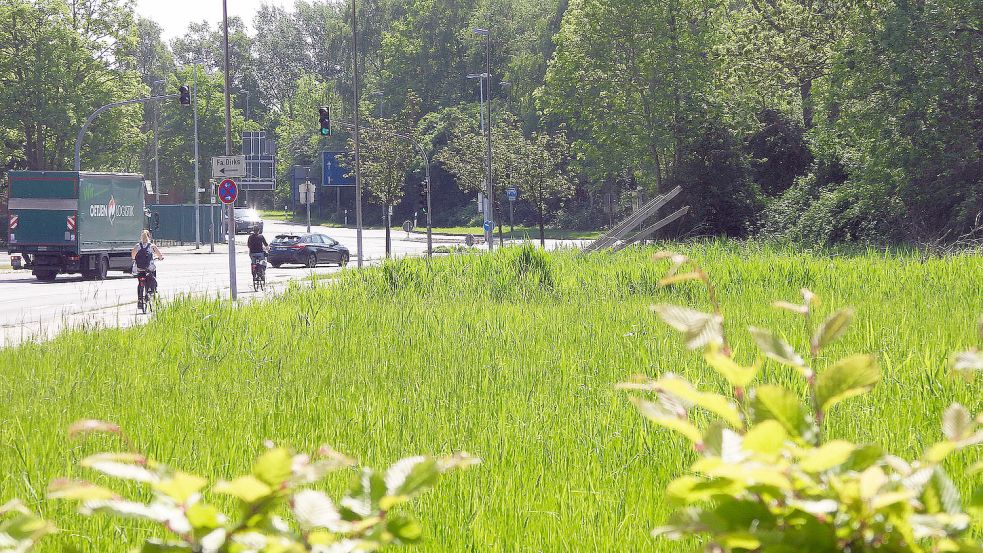 Seit 2016 gehört das Grundstück an der Petkumer Straße dem Rettungsdienst RKSH, doch der Bau der neuen Wache verzögert sich weiter. Foto: F. Doden/Archiv