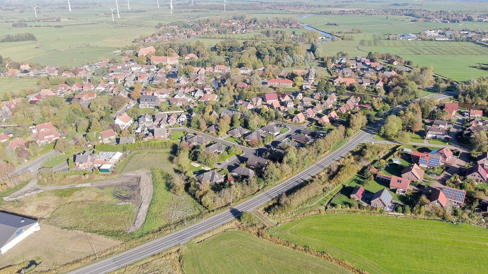 Hinte-Ort ist Verwaltungssitz der Gemeinde Hinte. Foto: Archiv