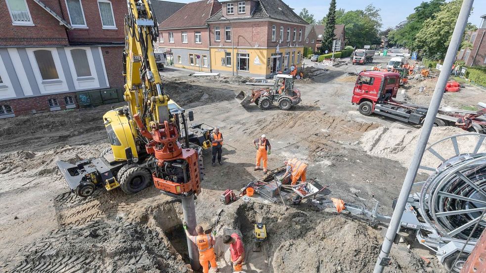 Die Baustelle am Fischteichweg im vergangenen Jahr hat Berthold Cremer geschadet. Foto: Archiv/Ortgies
