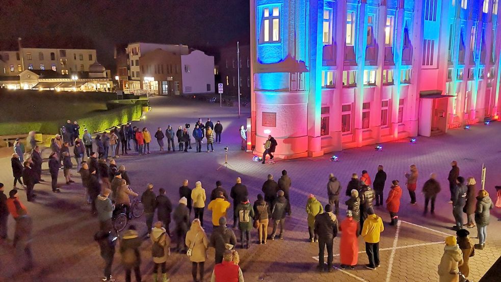 Die Borkumer Lichtwoche kam 2021 bei ihrer Premiere gut an. Foto: Archiv